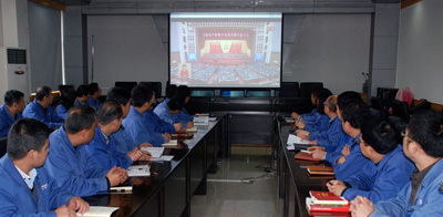 星火機床公司組織黨員干部學習黨的十九大會議精神 星火機床公司組織黨員干部學習黨的十九大會議精神