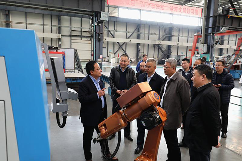 中國一重 上海中核浦原公司領導考察星火機床 中國一重 上海中核浦原公司領導考察星火機床