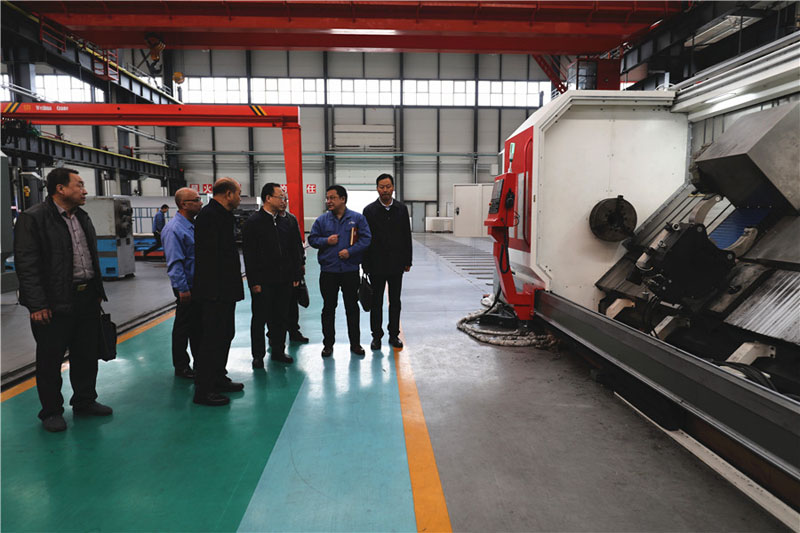 天水市委領導調研星火機床公司人才工作 天水市委領導調研星火機床公司人才工作