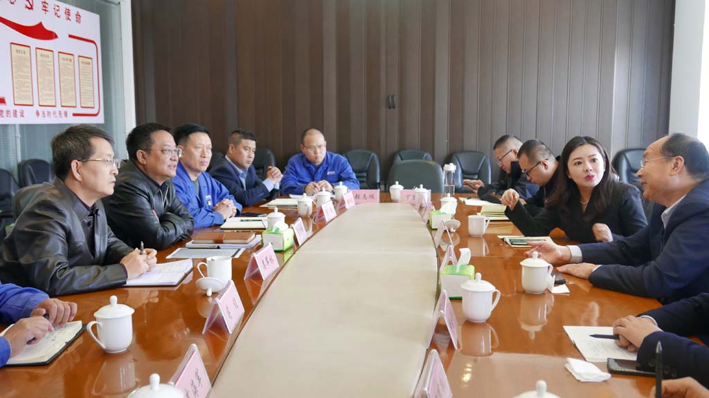 甘肅省金融專題調研組到星火公司調研 甘肅省金融專題調研組到星火公司調研