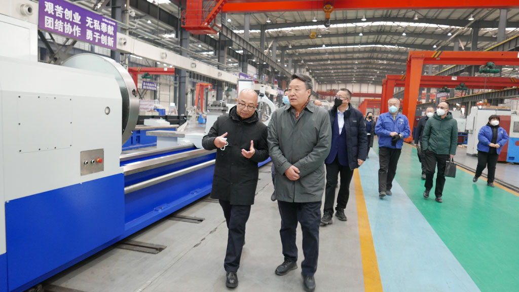 甘肅金控集團、華龍證券領導一行到星火機床公司調研 甘肅金控集團、華龍證券領導一行到星火機床公司調研
