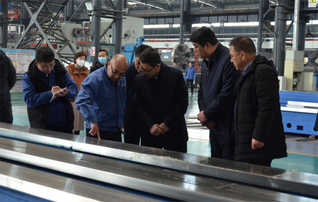 甘肅省科協黨組書記包俊宗來星火機床公司調研 甘肅省科協黨組書記包俊宗來星火機床公司調研