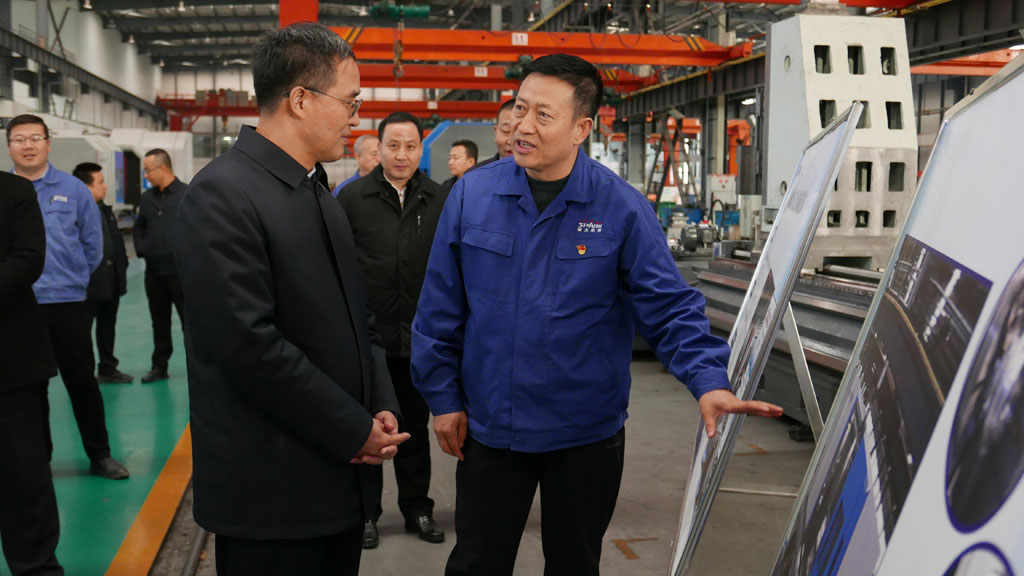 甘肅省委常委、政法委書記劉長根深入包聯企業星火機床公司調研 甘肅省委常委、政法委書記劉長根深入包聯企業星火機床公司調研