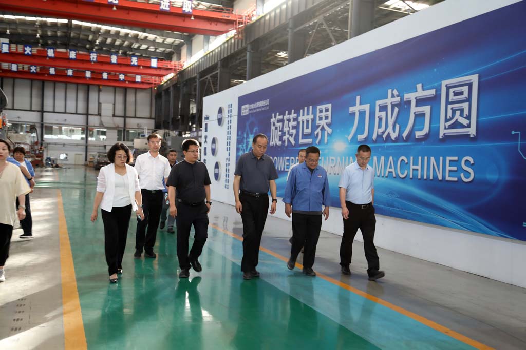 省財政廳領導一行來星火公司調研